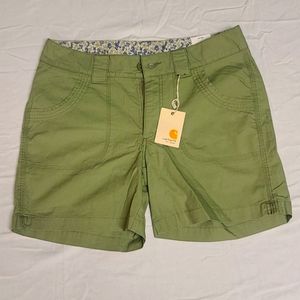 Women's Carhartt Green Shorts - NWT - Size 10
